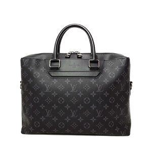 Louis Vuitton Monogram Eclipse Black Odyssey Briefcase Business Bag